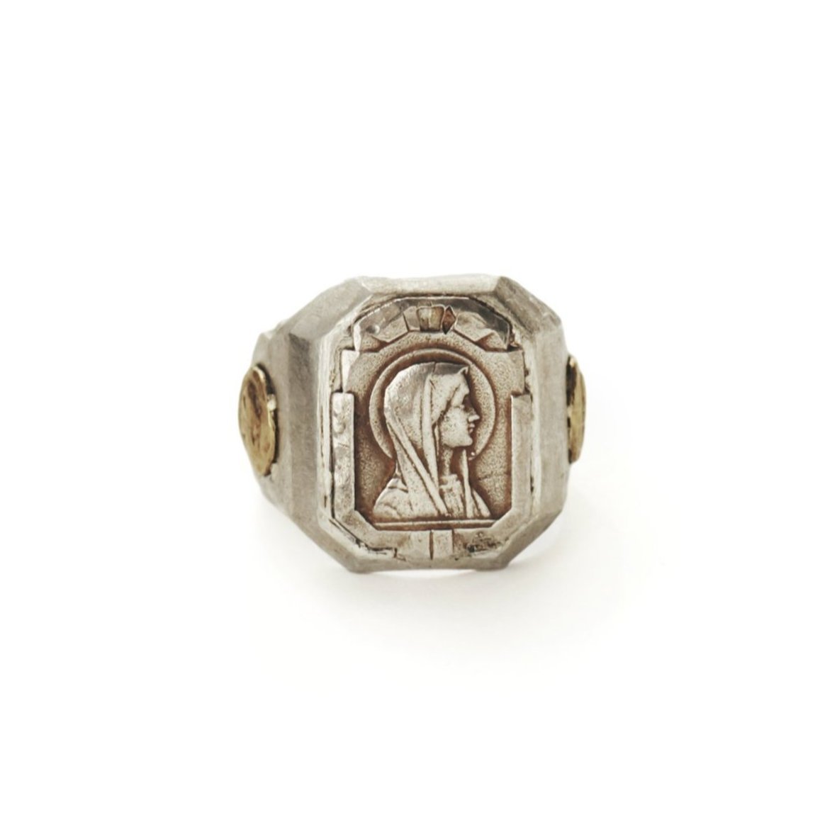 Mother Mary with Medallions Ring